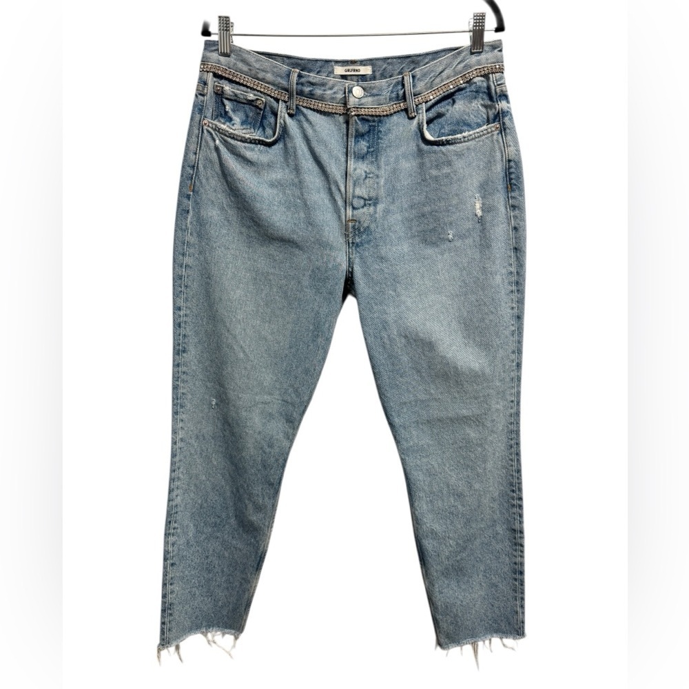 GRLFRND Karolina Embellished Skinny Jeans Light Wash - Picture 2 of 12